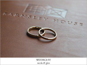 Barnsley House Wedding Photo