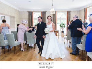 Lower Slaughter Manor Wedding Photo