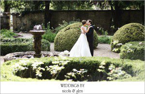 Lower Slaughter Manor Wedding Photo