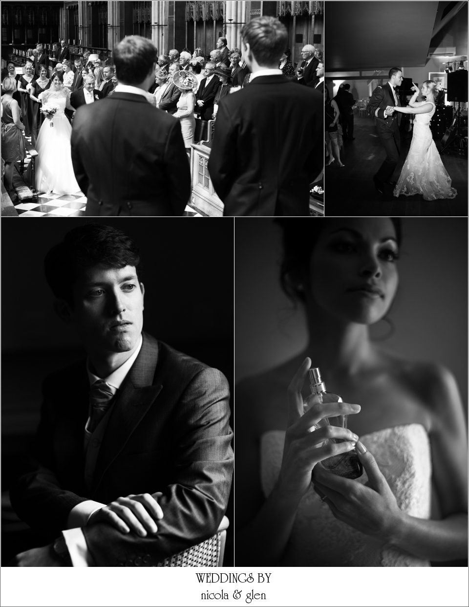 Black and White Wedding Photography Photo