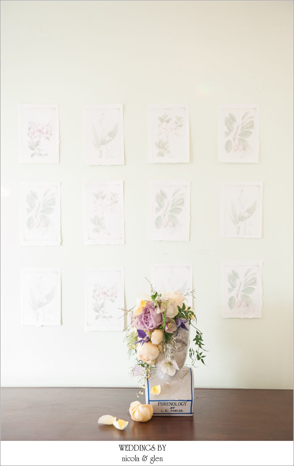 Botanical Wedding Inspiration Photo