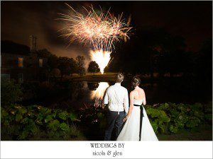 wedding fireworks display