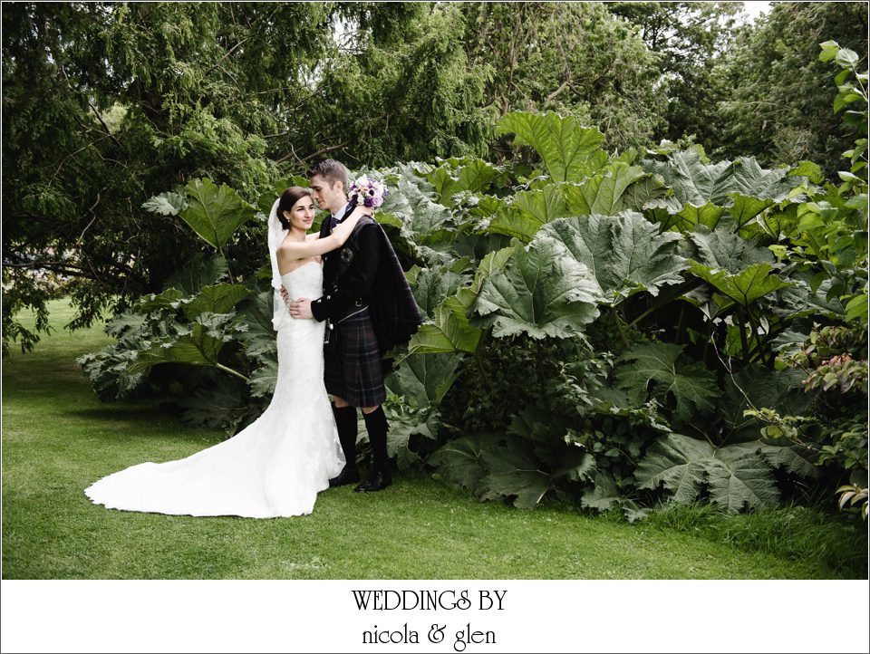 Birtsmorton Court Garden Wedding Photo