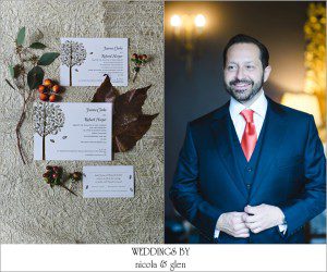 Lower Slaughter Manor Autumn Wedding Photo