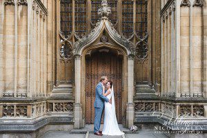 bodleian library oxford wedding photo