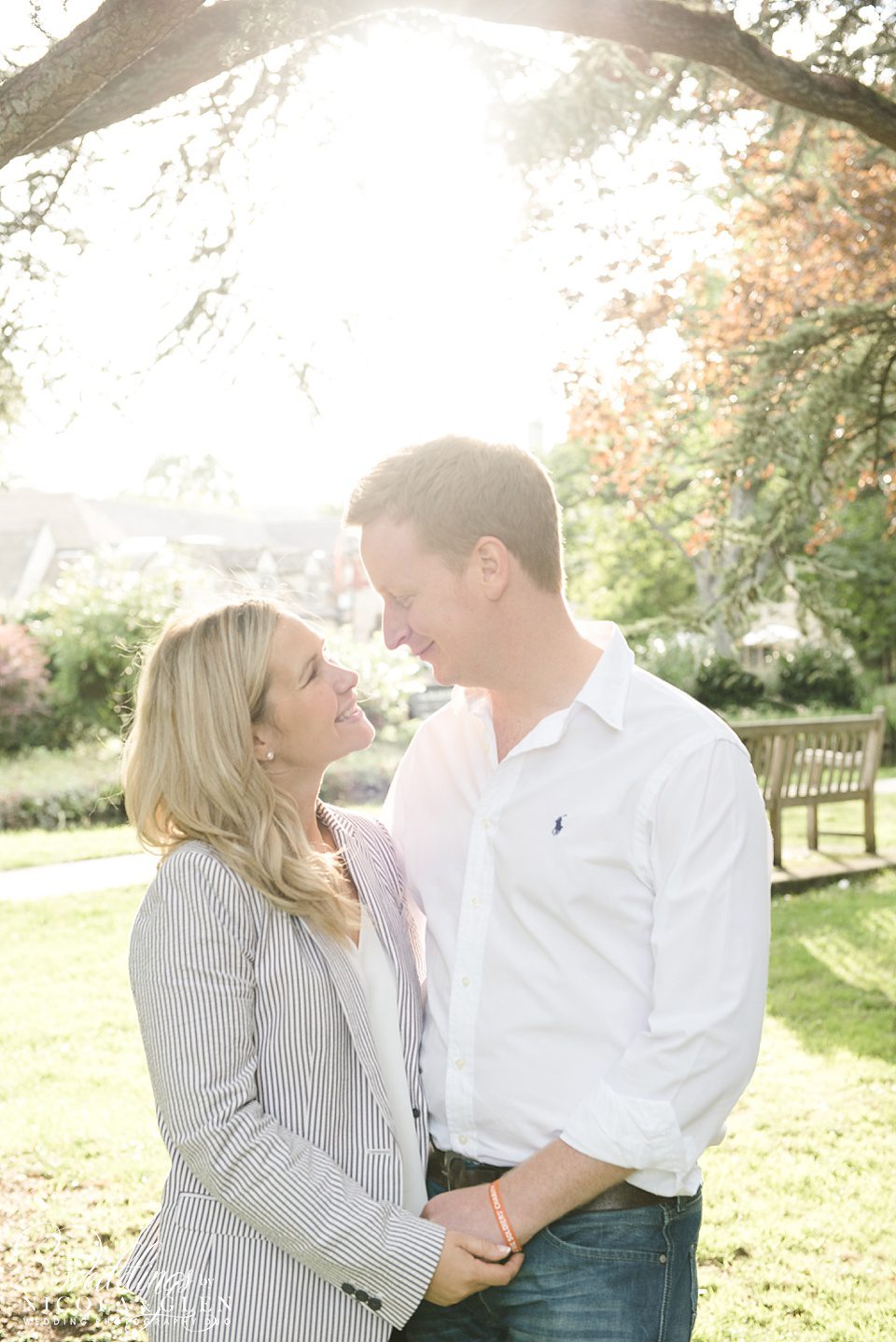 Lower Slaughter Manor Engagement Session Photo
