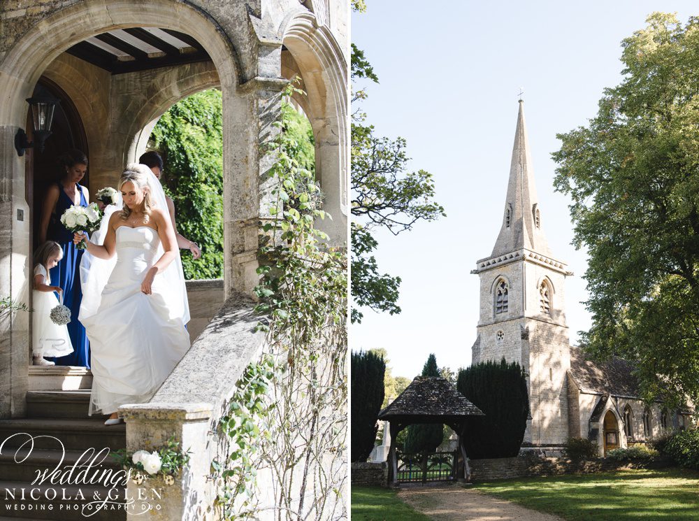 Lower Slaughter Manor Cotswold Wedding Photo