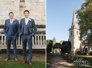 Slaughters Country Inn Wedding Photo