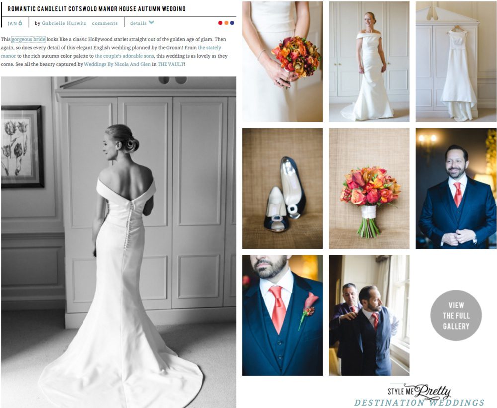 Cotswold Wedding on Style Me Pretty