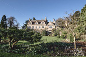 Barnsley House Winter Wedding Photo