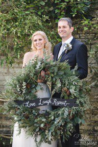 Barnsley House Winter Wedding Photo