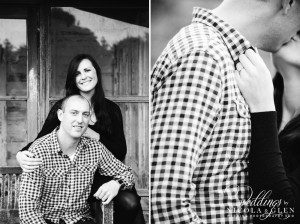 English Orchard Engagement Session Photo