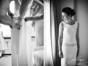 Calcot Manor Winter Wedding Photo