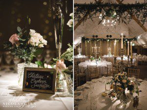 Calcot Manor Winter Wedding Photo