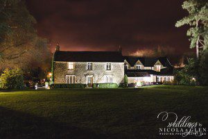 Calcot Manor Winter Wedding Photo