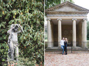 Blenheim Palace Autumn Engagement Session Photo