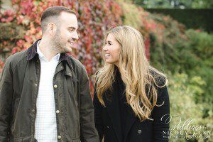 Blenheim Palace Autumn Engagement Session Photo