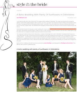 Oxfordshire Marquee Wedding on Style & The Bride