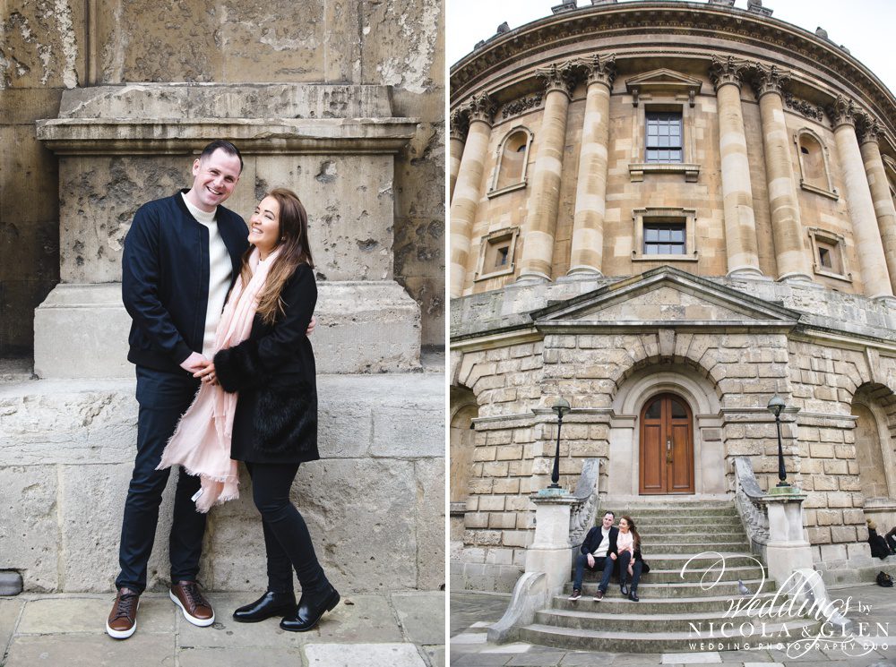 Winter Oxford Engagement Session Photo