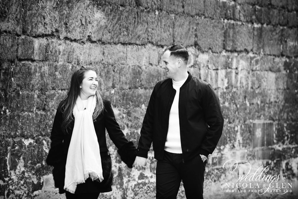 Winter Oxford Engagement Session Photo