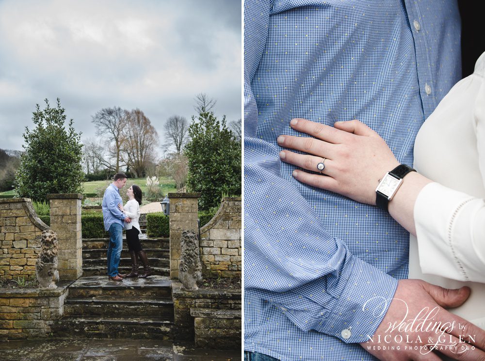 buckland manor engagement session photo