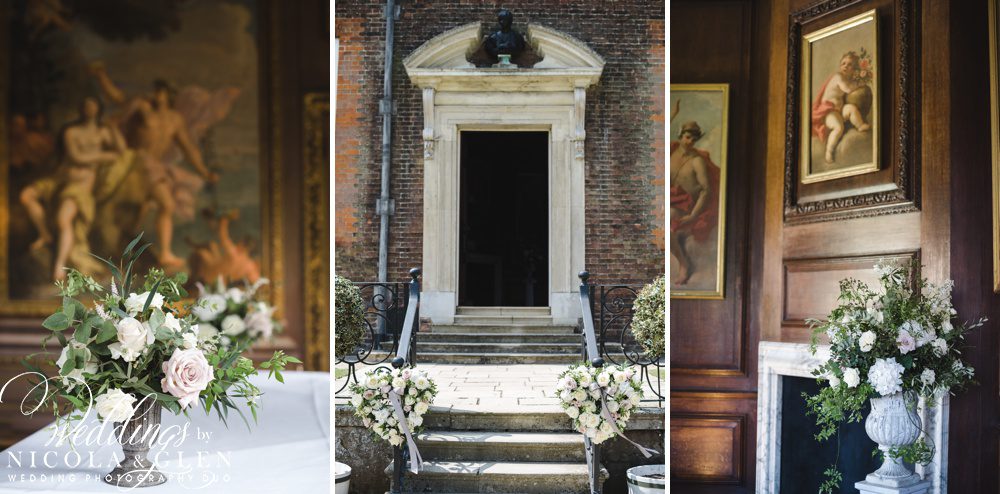 Little Banqueting House Hampton Court Palace Wedding Photo
