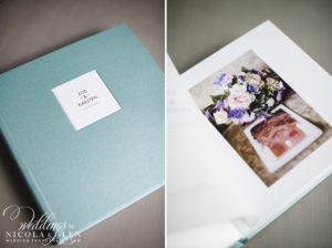 Queensberry Wedding Album Mint Buckram Photo