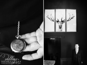 manor house castle combe winter wedding photo