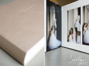 Queensberry Duo Album in Champagne Photo