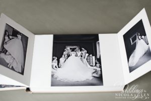 Queensberry Duo Album in Champagne Photo