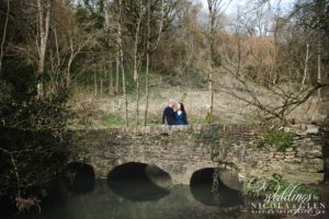 Castle Combe Wiltshire Engagement Session Photo