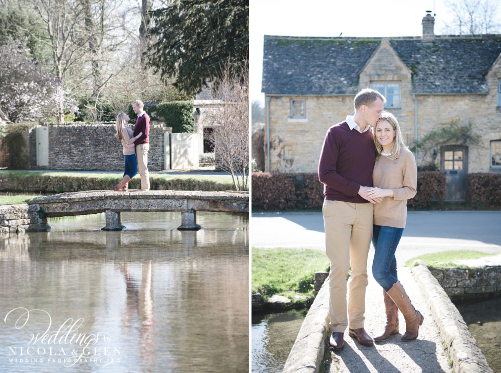 Lower Slaughter Cotswolds Engagement Session Photo
