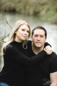 minster lovell ruins engagement session photo