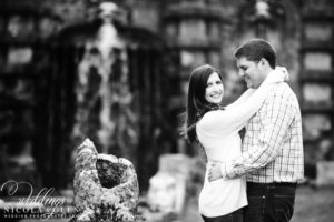 Cowley Manor Spring Engagement Session Photo