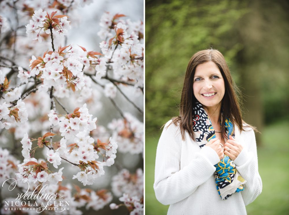 Cowley Manor Spring Engagement Session Photo