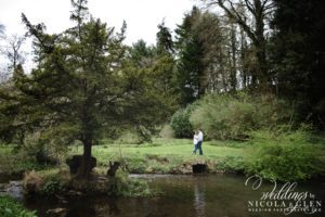 Cowley Manor Spring Engagement Session Photo