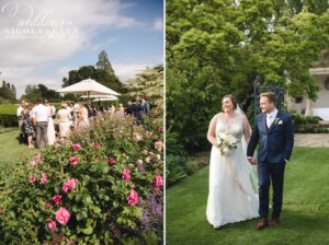 Barnsley House Outdoor Wedding Photo