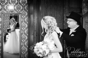 Manor House Castle Combe Outdoor Wedding Photo
