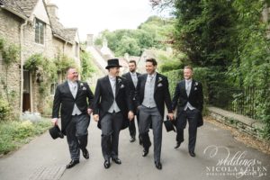 Manor House Castle Combe Outdoor Wedding Photo