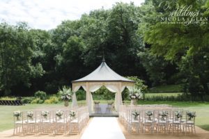 Manor House Castle Combe Outdoor Wedding Photo