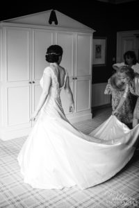 slaughters manor house marquee wedding photo