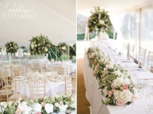 slaughters manor house marquee wedding photo