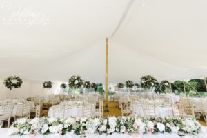 slaughters manor house marquee wedding photo