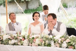 slaughters manor house marquee wedding photo