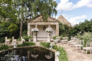 Barnsley House Temple Wedding Photo
