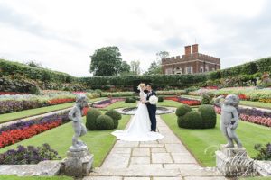 Hampton Court Palace Summer Wedding Photo