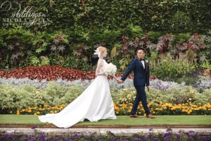 Hampton Court Palace Summer Wedding Photo