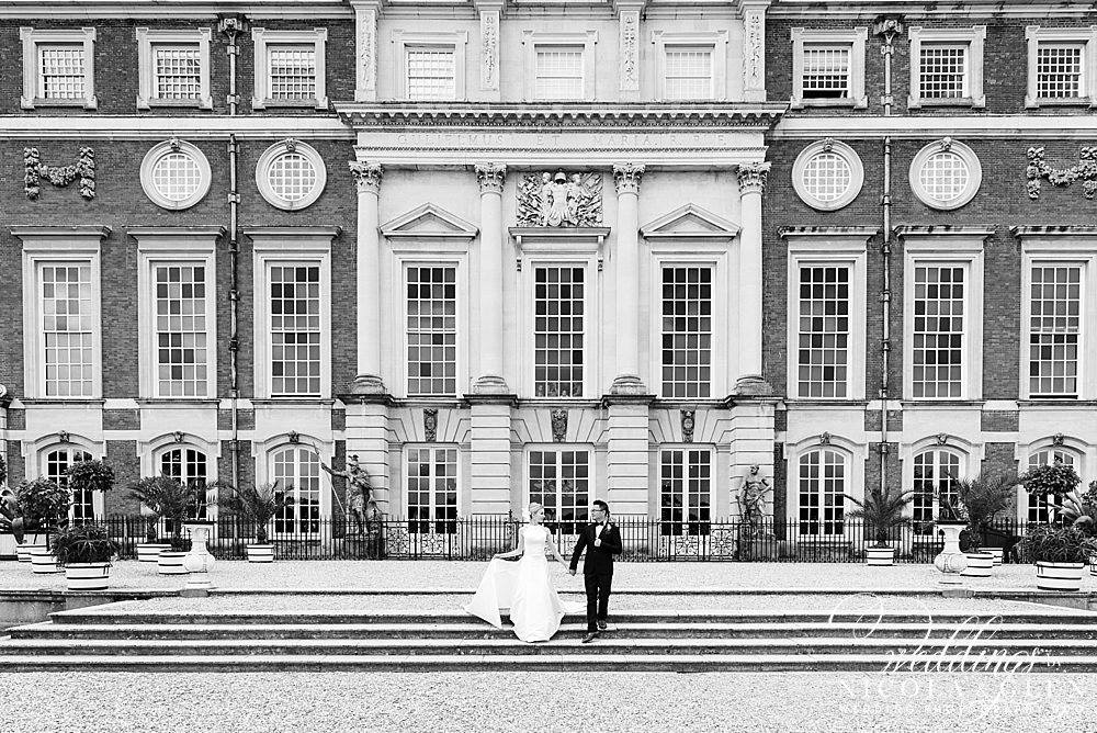 Hampton Court Palace Summer Wedding Photo