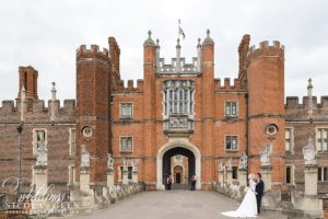 Hampton Court Palace Summer Wedding Photo