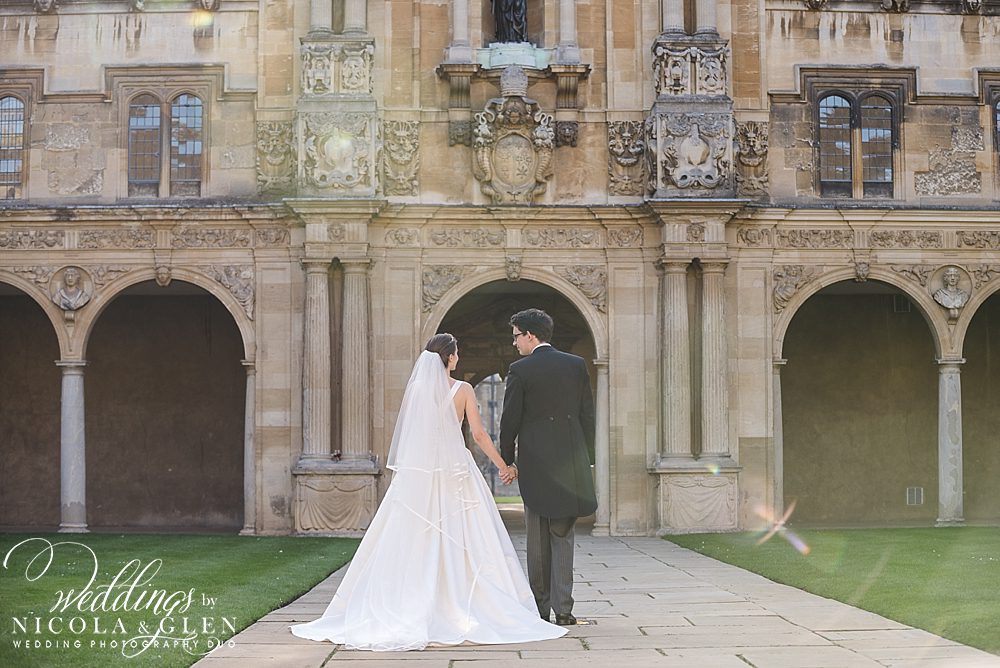 St Johns College Oxford Wedding Photo